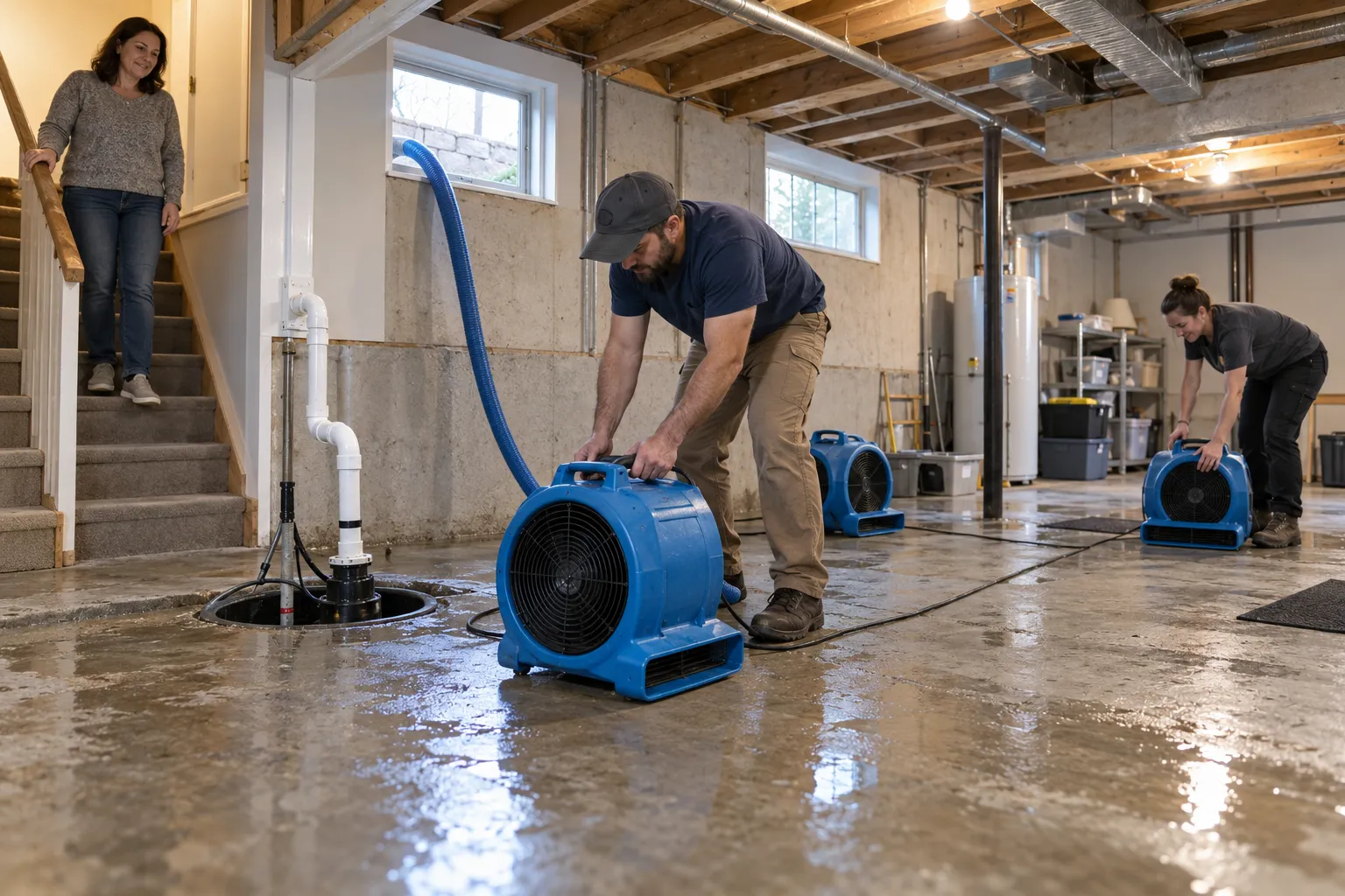 Homes in the Greater Madison area served by local water damage providers